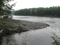 Petroglyph site at Embden