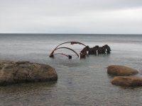 SS Ethie, a ship that went aground