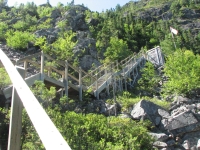 Trail at Rattling Brook Falls