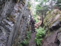 Jim on the Skerwink Trail