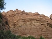 Conglomerate rocks in Vasquez Rocks State Park